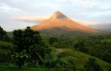 Arenal Volcano in Costa Rica.