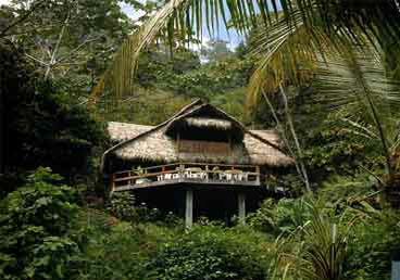 Hammock House at Corcovado Lodge in Costa Rica.