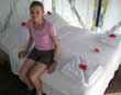 Tent interior