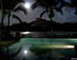 Tortuga Lodge at night