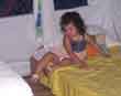 Lanis on the bed