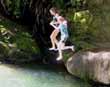 Waterfall jump
