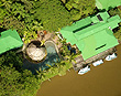 Tortuga Lodge from air