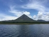 Arenal Volcano and Arenal Lake