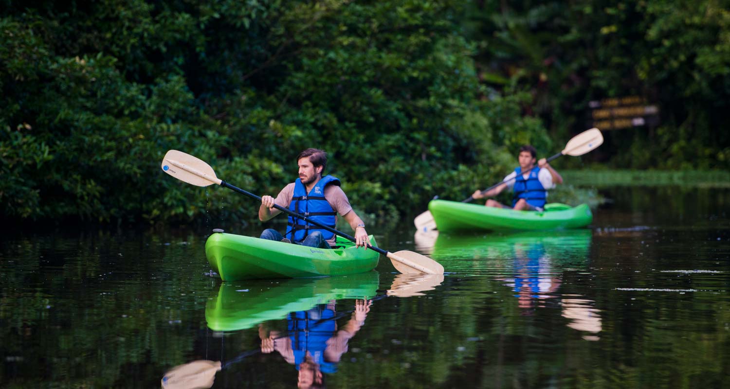 Kayaking at Tortuguero National Park