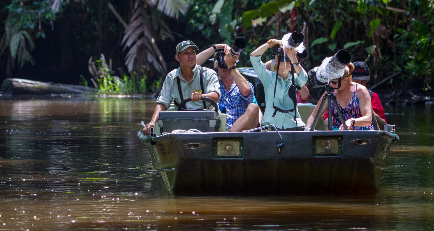 Photographing at Tortuguero National Park